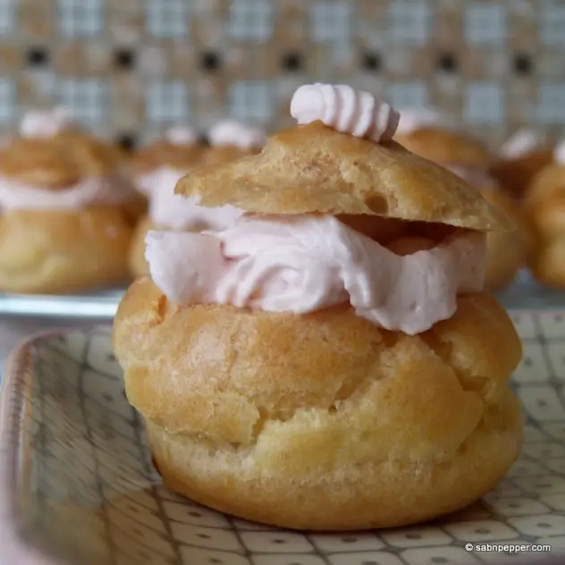 choux chantilly à la framboise #pateachou