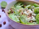 Salade de quinoa verde : concombre, tomates et haricots verts