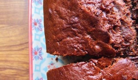 Banana bread au chocolat : ultra-moelleux et sans oeuf #banana #bananabread #bananabreadchocolat #sans oeuf