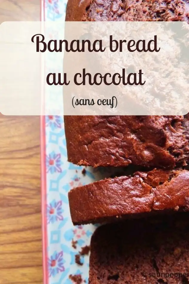 banana bread moelleux au chocolat #banana #bananabread #bananabreadchocolat #sans oeuf