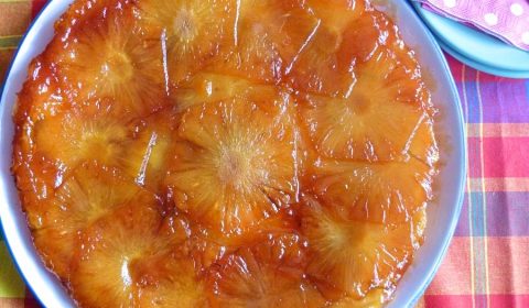 tarte tatin ananas parfumé au citron vert