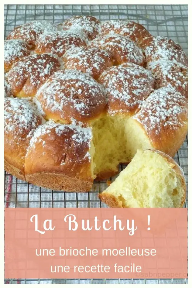 Une brioche à la crème fraîche très moelleuse : la butchy allemande