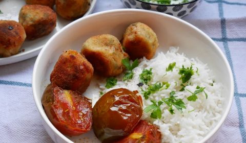 boulettes de saumon à la coriandre