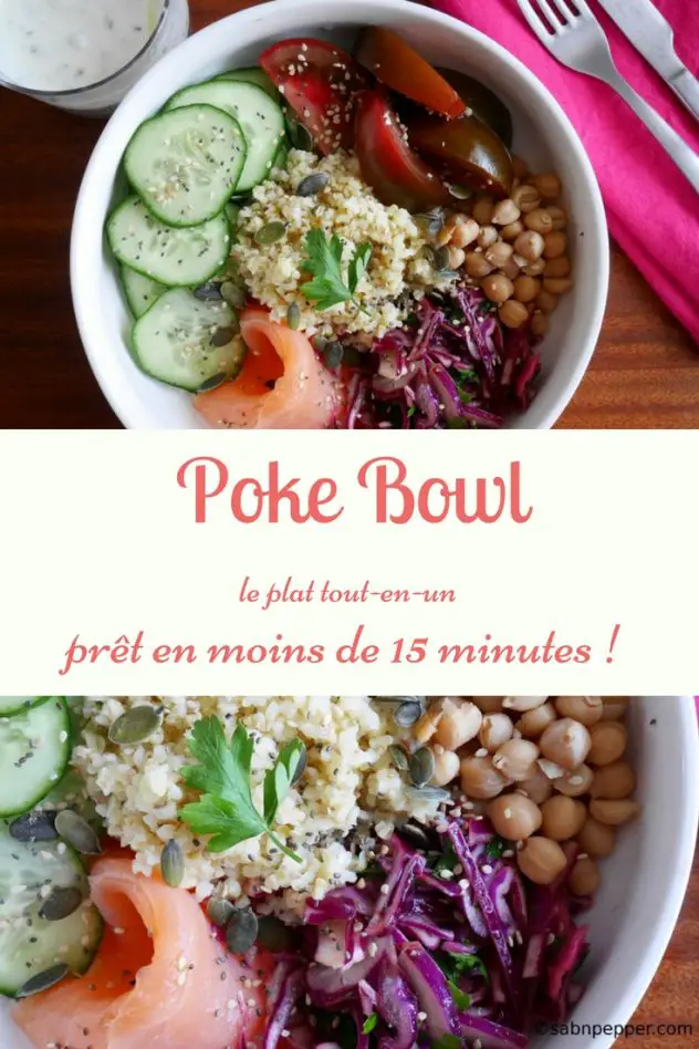 Poke bowl : le plat healthy tout en un #pokebowl #assietecomplete #recettebowl