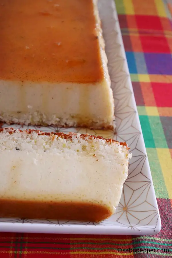 Un flan coco parfumé aux saveurs des Antilles #flancoco #flancocoantillais #recetteantillaise