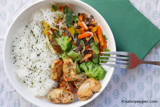 Poulet mariné aux épices cajun