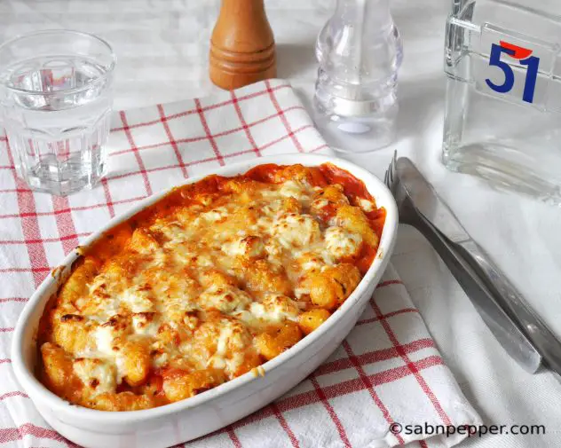 Gnocchi tomate feta basilic comme en Grèce