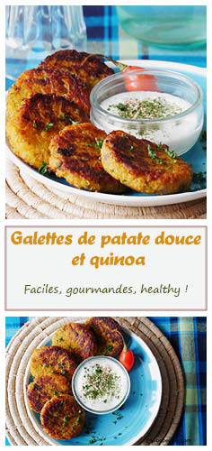galette de patate douce et quinoa : un régal pour les petits et les grands #patatedouce #quinoa #recette