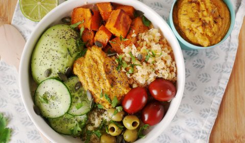 Un Buddha bowl vegan facile ! Une recette à IG bas