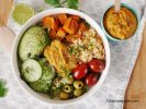 Un Buddha bowl vegan facile ! Une recette à IG bas