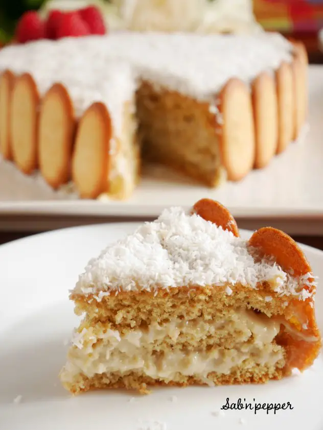 Gâteau antillais : le mont-blanc