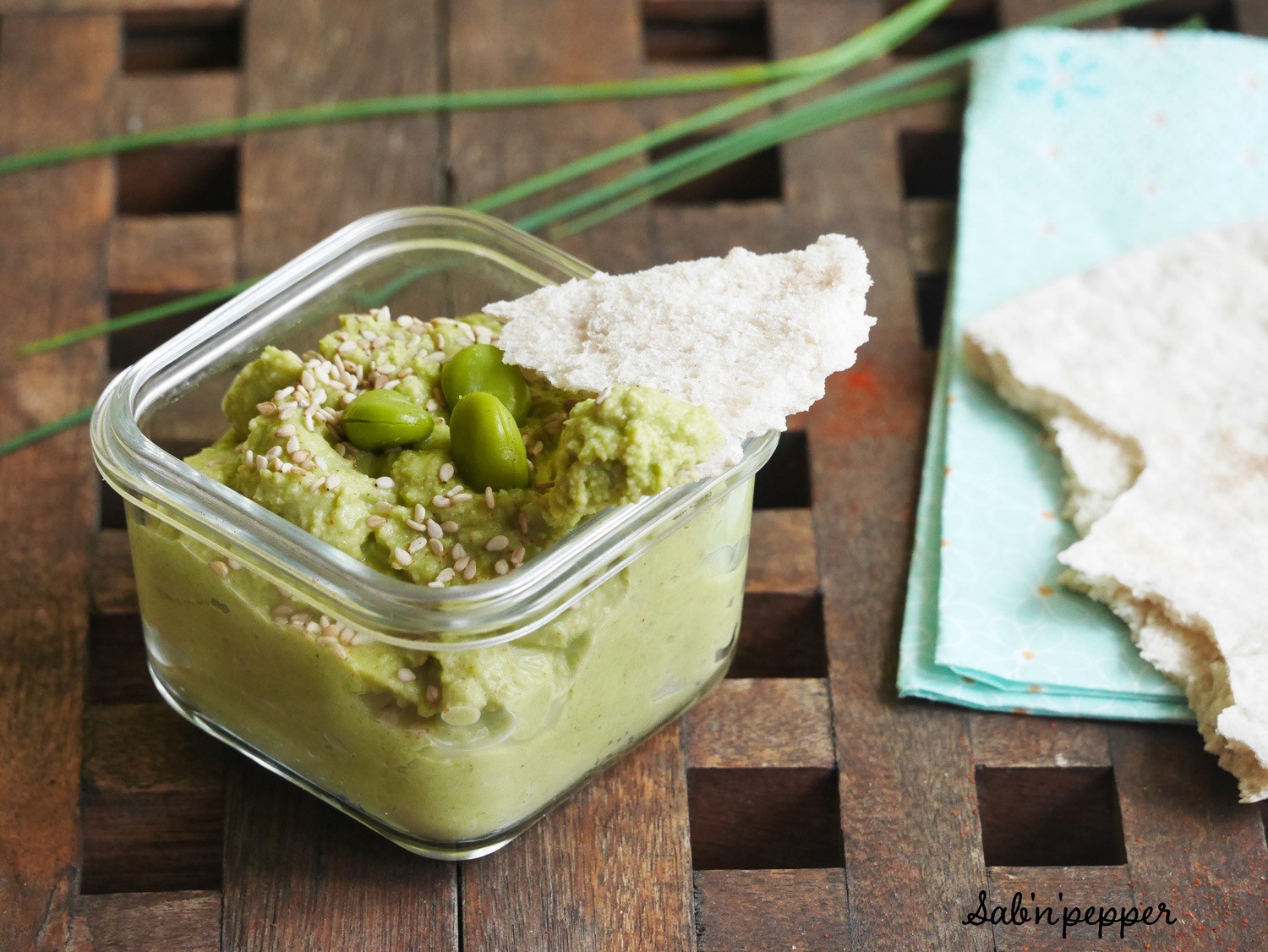 Houmous de fèves : sans pois chiche sans tahini