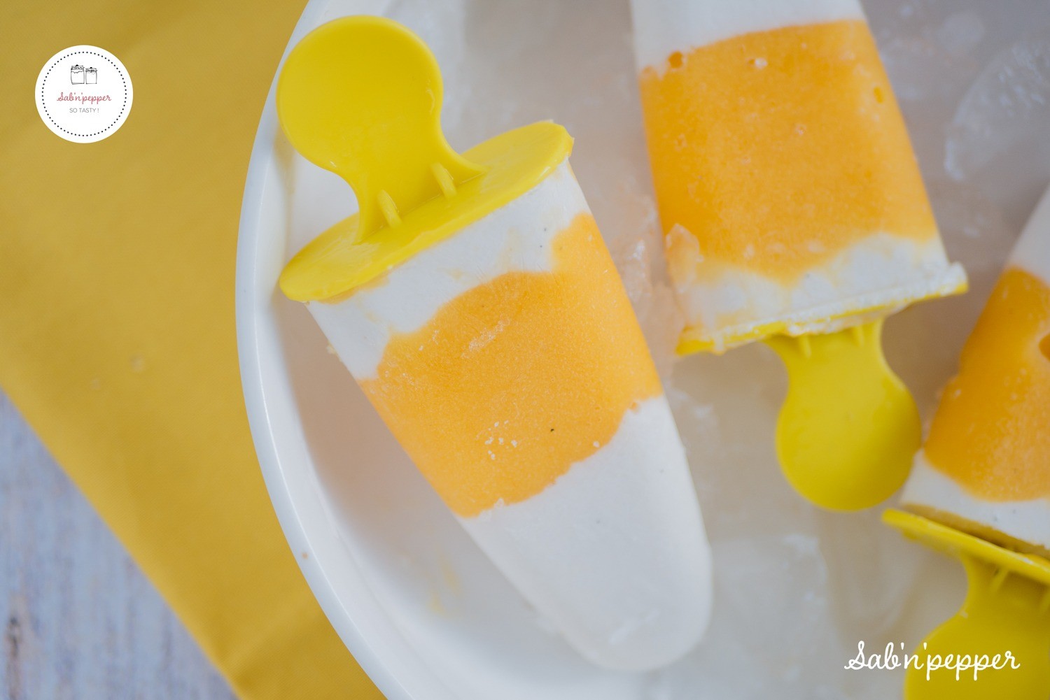 Des popsicles mangue passion coco parfaits pour les petits et les grands