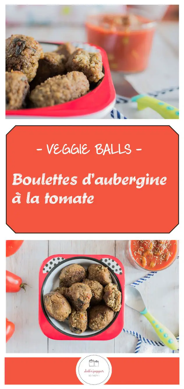 Boulettes d'aubergine, tomates et olives : un régal pour les petits et les grands