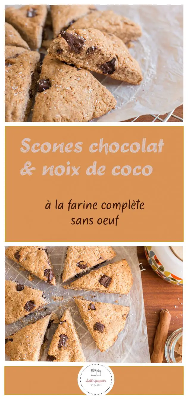 Scones chocolat noix de coco : pour un goûter healthy et gourmand