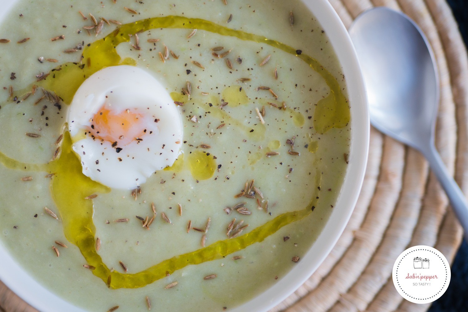 Soupe poireaux panais au cumin