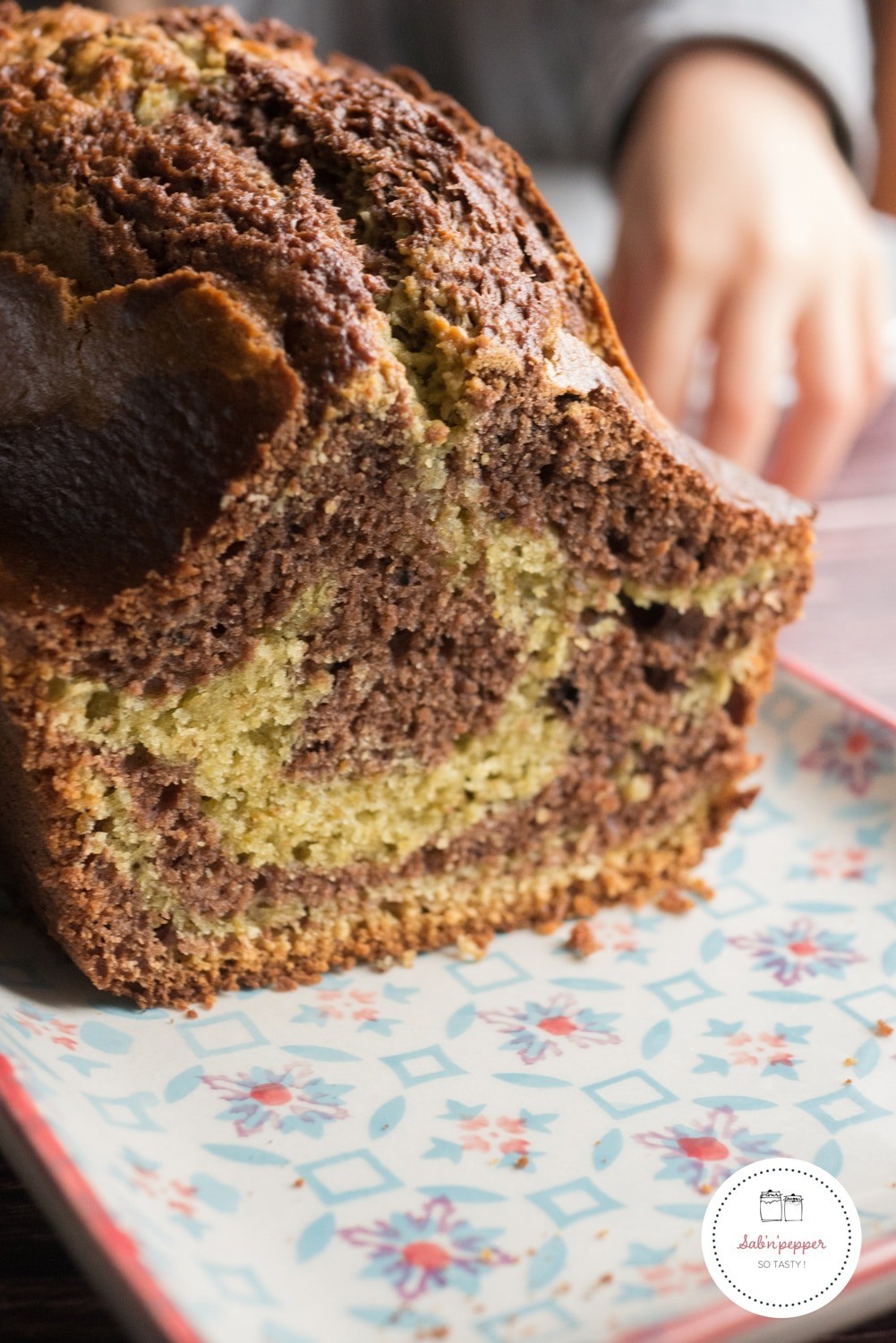 Ce gâteau marbré chocolat pistache est très facile à réaliser #gateaumarbré #gateaufacile #gateaumarbréchocolatpistache