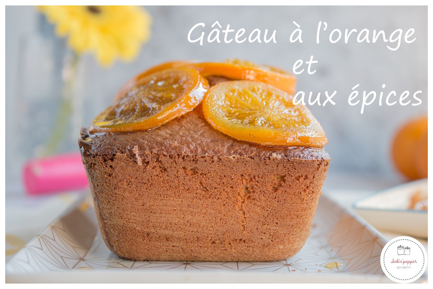 Gâteau à l’orange moelleux (sans matière grasse)