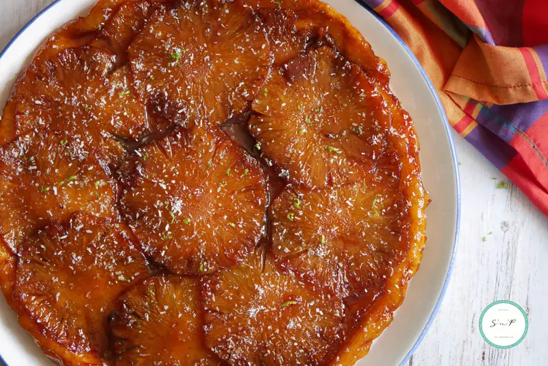 Tarte tatin ananas : une recette facile et gourmande #tartetatin #ananas