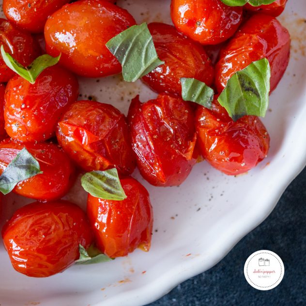 Tarte tatin de tomates cerises miel et basilic : une recette facile de saison #tartetatin #recette #été #recettefacile