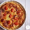 Quiche thon tomates cerises et ricotta : une quiche helathy et facile à réaliser #recettefacile #recettehealthy #quiche #thon #ricotta