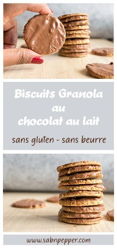 Biscuits granola : la recette sans gluten facile et savoureuse #biscuits #gouter #granola #healthy #gouter #gouterfacile