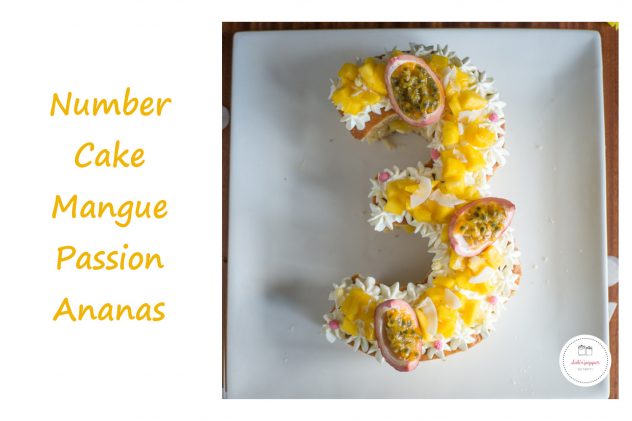 Number cake exotique : la recette facile #numbercake