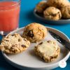 Scones sans gluten : la recettee gourmande à la cannelle et pépites de chocolat! #recette #scones #sansgluten #sanslactose