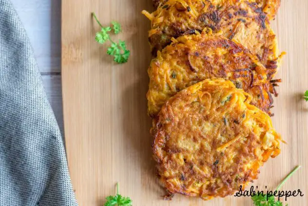 Galettes de butternut : des rosti origninaux pour faire manger des légumes aux enfants #recette #butternut #recettefacile