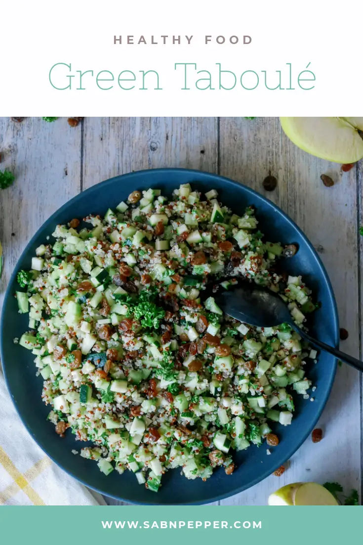 Green taboulé : du quinoa, du concombre, des courgettes... Un regal #taboulé #recettedeprintemps #healthy food