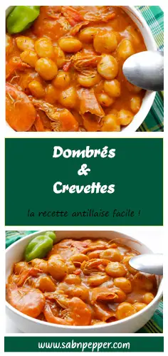Recette des Antilles : Dombrés et crevettes : la plat typique des Antilles #recetteantillaise #recettefacile #antilles #creolefood