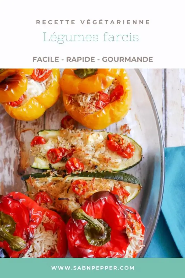 Légumes farcis végétariens : sans viande et savoureux ! #legumesfarcis #recettefacile #legumesfarcis #recetteété