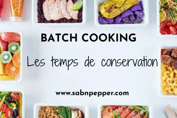 Bach cooking : les temps de conservation
