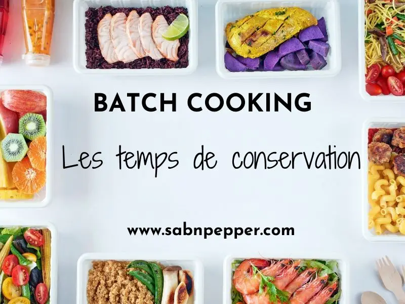 Bach cooking : les temps de conservation