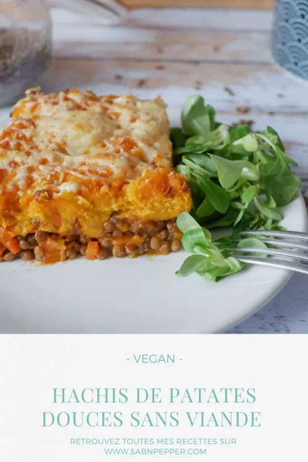 Hachis patate douce végétarien aux épices. Une recette simple et savoureuse