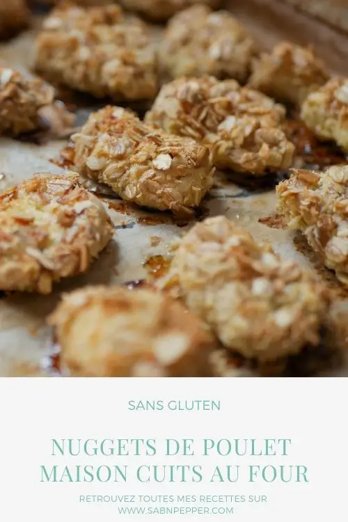 Nuggets de poulet maison sans gluten cuits au four : une recette simple et croustillante #poulet #nuggets #sansgluten #recettepoulet